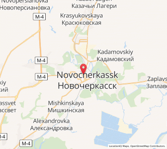 Map of Novotcherkassk, Rostov