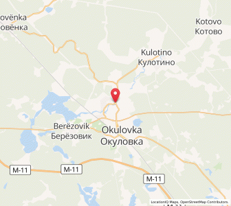 Map of Okoulovka, Novgorod Oblast