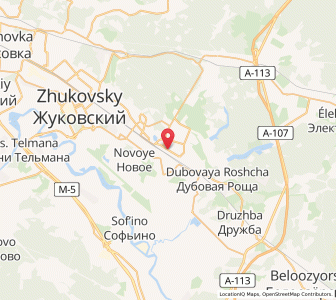 Map of Ramenskoïe, Moscow Oblast