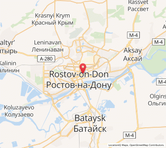Map of Rostov-sur-le-Don, Rostov