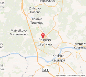 Map of Stoupino, Moscow Oblast