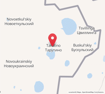 Map of Tarutino, Chelyabinsk