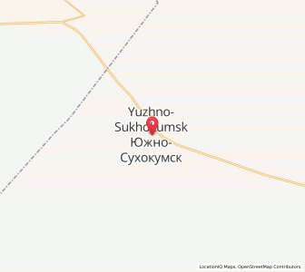 Map of Ioujno-Soukhokoumsk, Dagestan