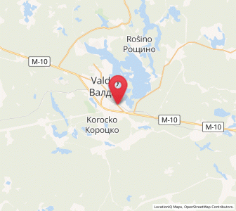Map of Zimogor’ye, Novgorod Oblast