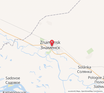 Map of Znamensk, Astrakhan Oblast