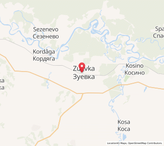 Map of Zuyevka, Kirov Oblast