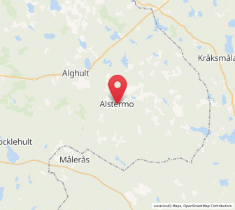 Map of Alstermo, Kronoberg
