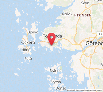 Map of Andalen, Västra Götaland