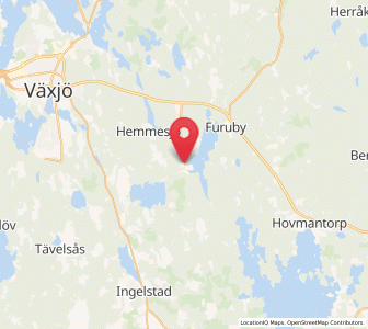 Map of Åryd, Kronoberg