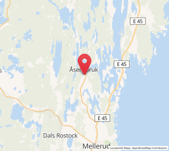 Map of Åsensbruk, Västra Götaland