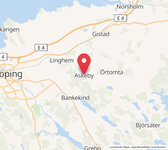 Map of Askeby, Östergötland