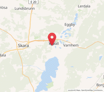 Map of Axvall, Västra Götaland