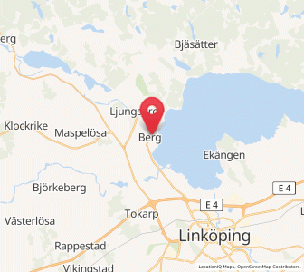 Map of Berg, Östergötland