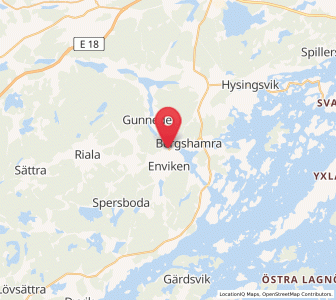 Map of Bergshamra, Stockholm