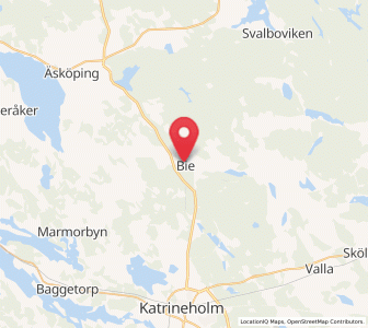 Map of Bie, Södermanland