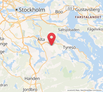 Map of Bollmora, Stockholm