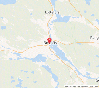 Map of Bollnäs, Gävleborg