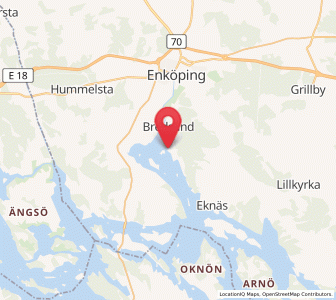 Map of Bredsand, Uppsala