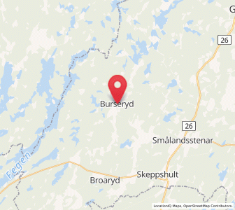 Map of Burseryd, Jönköping