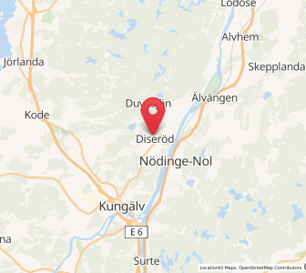Map of Diseröd, Västra Götaland