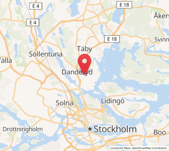 Map of Djursholm, Stockholm