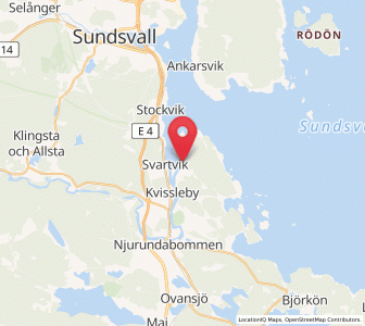 Map of Essvik, Västernorrland