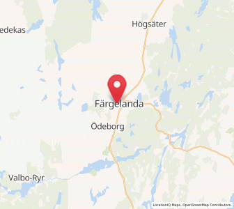 Map of Färgelanda, Västra Götaland
