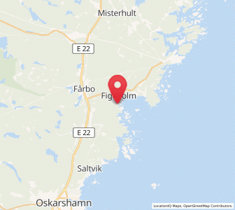 Map of Figeholm, Kalmar