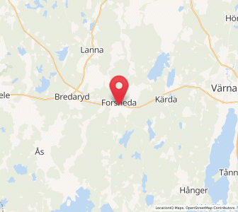 Map of Forsheda, Jönköping