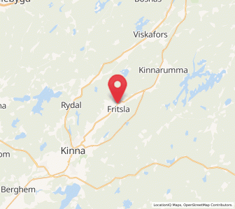 Map of Fritsla, Västra Götaland