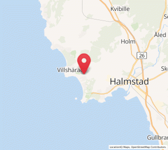 Map of Frösakull, Halland