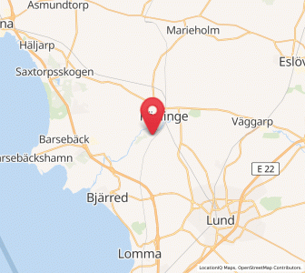 Map of Furulund, Skåne