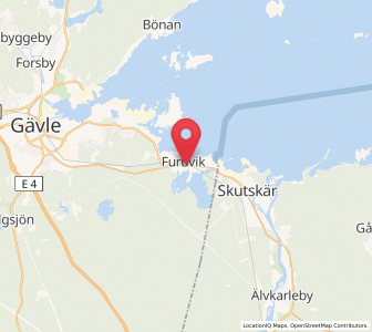 Map of Furuvik, Gävleborg