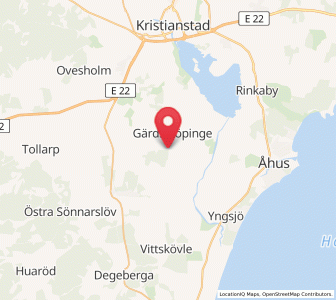 Map of Gärds Köpinge, Skåne