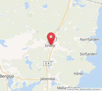 Map of Gnarp, Gävleborg