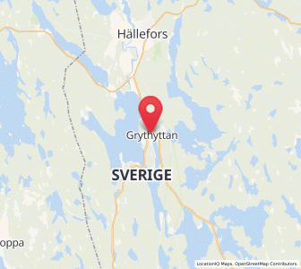 Map of Grythyttan, Örebro