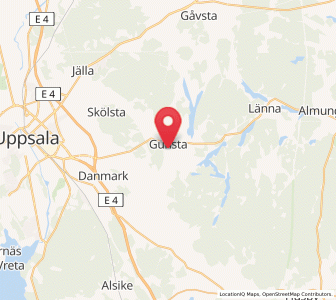 Map of Gunsta, Uppsala