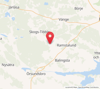 Map of Hagby, Uppsala