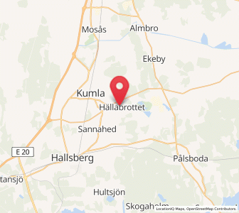 Map of Hällabrottet, Örebro