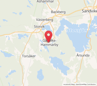 Map of Hammarby, Gävleborg