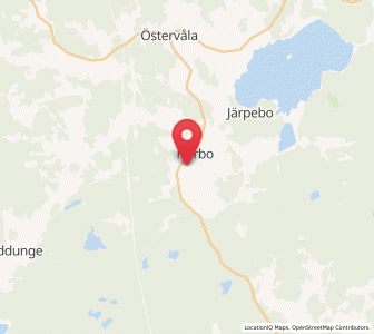 Map of Harbo, Uppsala
