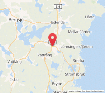 Map of Harmånger, Gävleborg