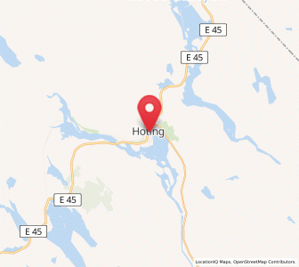 Map of Hoting, Jämtland