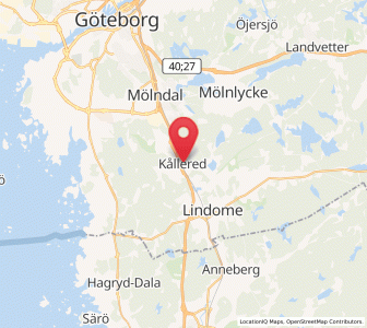 Map of Kållered, Västra Götaland
