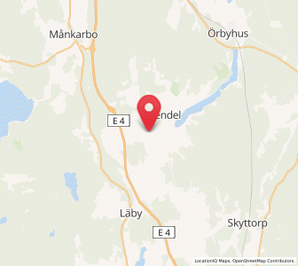 Map of Karby, Uppsala