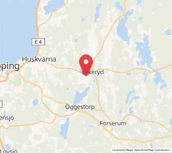 Map of Lekeryd, Jönköping