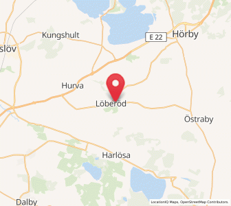 Map of Löberöd, Skåne