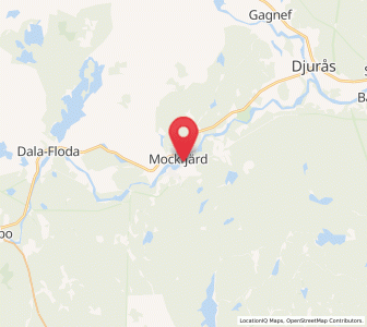 Map of Mockfjärd, Dalarna
