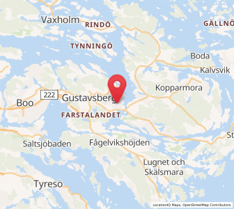 Map of Mörtnäs, Stockholm