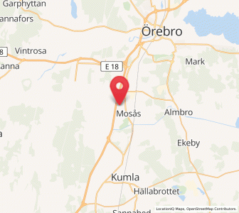 Map of Mosås, Örebro